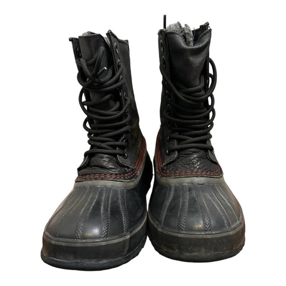 Sorel Men's 1964 Premium T CVS Boot Black/Sail Red 8 - Picture 1 of 9